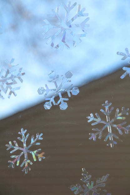 Snowflake Suncatcher Pack | 7 Piece Suncatcher Set