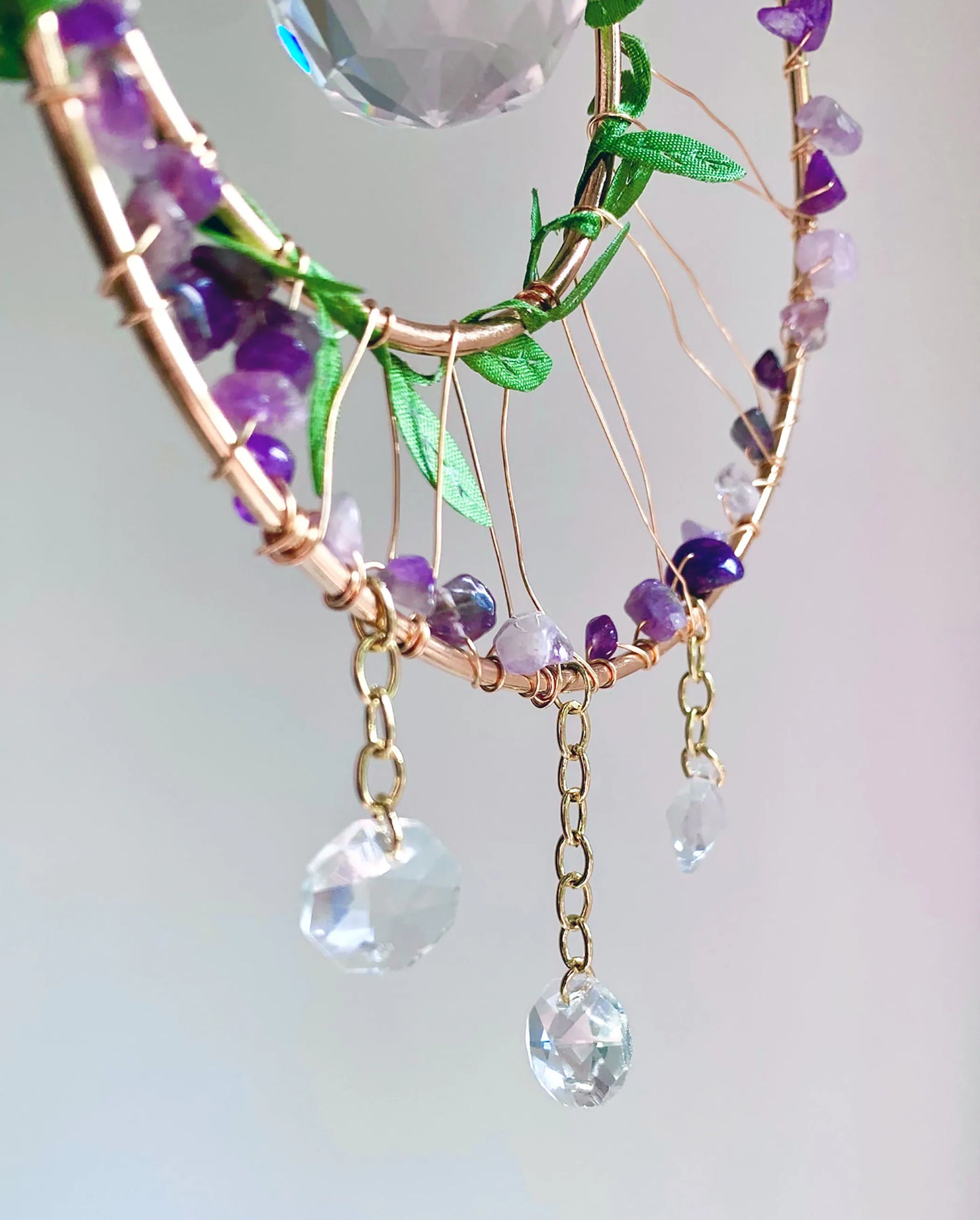 Crystal Moon Suncatcher